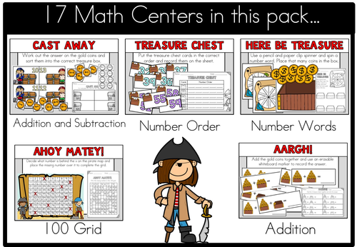 Pirate Math Year 1 | Teaching Resources