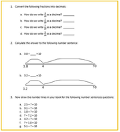 Decimals number bonds to 1 and 10 | Teaching Resources