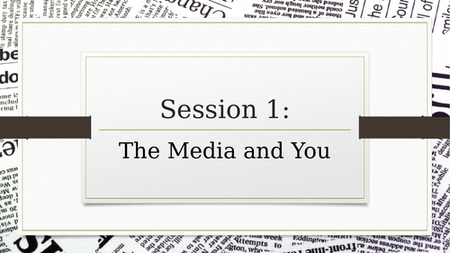 The influence of the media | Teaching Resources