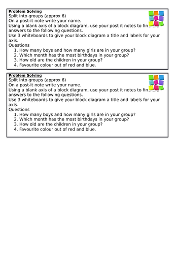 Block Graphs, Spring Block 2, Year 2