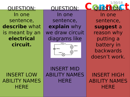 Circuit Components - GCSE Physics AQA | Teaching Resources