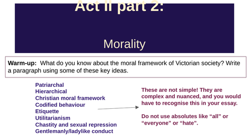 The Importance of Being Earnest | Teaching Resources