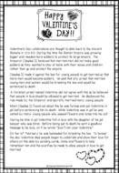 Valentine's Day Reading Comprehension | Teaching Resources