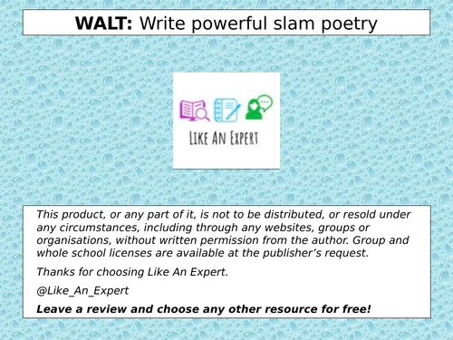 how-to-write-a-slam-poem-full-lesson-teaching-resources