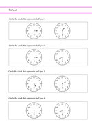 Telling the time (Half past) Introduction for Year 1 students ...