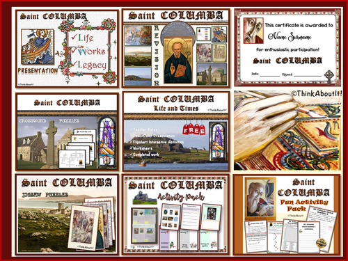 Christianity: St. Columba Complete Unit of Study - Free Video Showcase