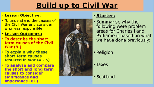 NEW OCR Personal Rule: build up to Civil War