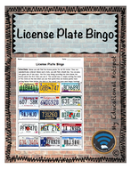 License Plate Bingo Pdf