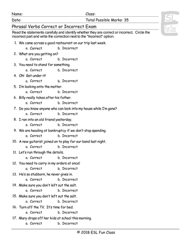 phrasal-verbs-correct-incorrect-exam-teaching-resources