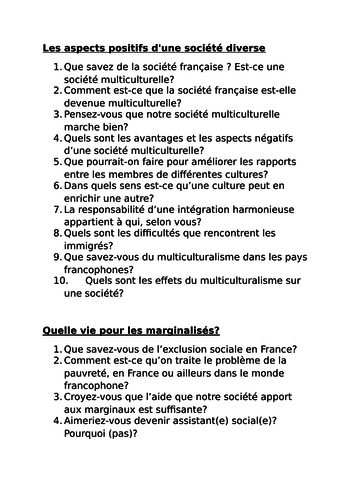 new-a-level-french-speaking-questions-for-topics-teaching-resources