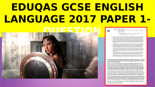 EDUQAS GCSE English Language Paper 1 June 2017 - how to get top marks ...