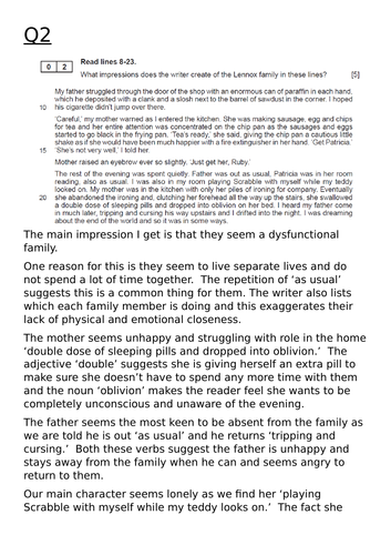 EDUQAS GCSE English Language Paper 1 June 2017 - how to get top marks ...