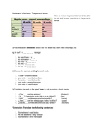 ks3 year 9 spanish zoom 1 4b1 las actividades de media teaching