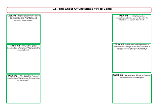 A Christmas Carol Stave 4  Teaching Resources