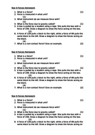 Forces worksheets | Teaching Resources