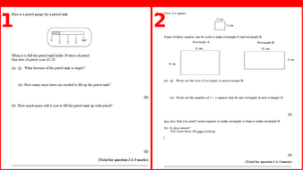 problem solving maths questions with answers