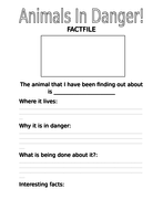 Endangered Animals Worksheet | Teaching Resources