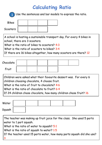 👉 White Rose Maths Compatible Y6 Introducing the Ratio Symbol