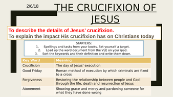 Lesson on the Crucifixion | Teaching Resources