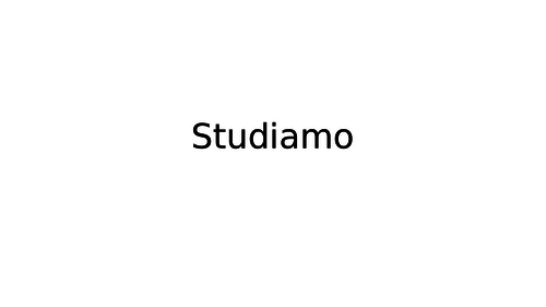 Andiamo 1.5 - studiamo