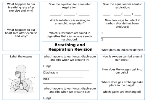 Breathing and Respiration | Teaching Resources