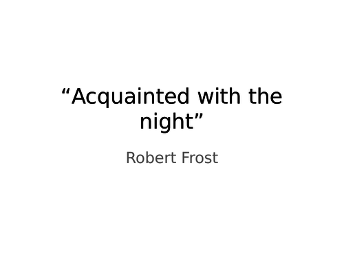 Robert Frost 5 Poems Text Summary And Analysis Of Poems Teaching Resources