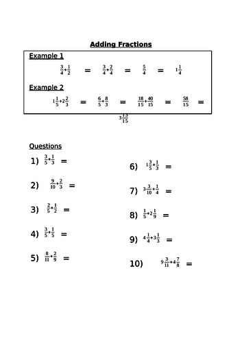 Maths Basics Worksheets | Teaching Resources