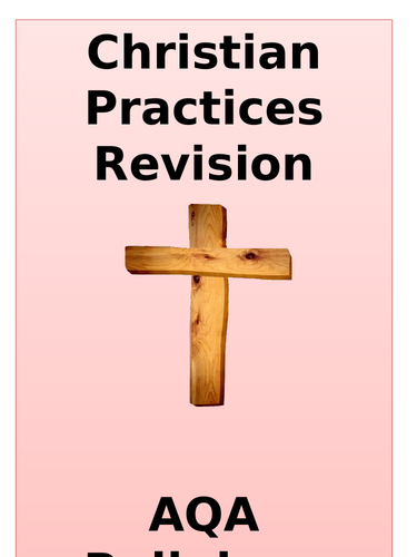 Revision guide for AQA A Christian Practices