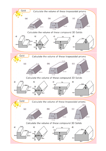 volume of triangular prisms lesson worksheets teaching resources