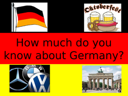 GERMAN QUIZ | Teaching Resources