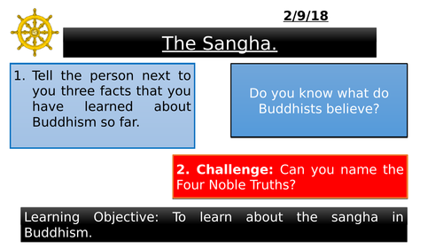 Buddhism Yr8 | Teaching Resources