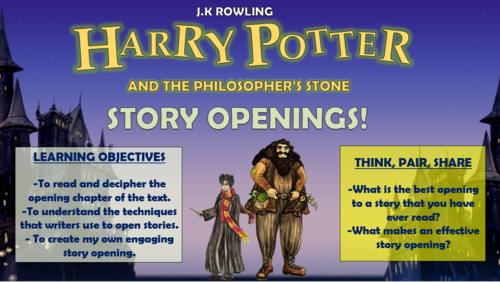 Harry Potter and the Philosopher's Stone - Story Openings!