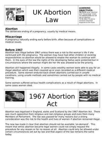 abortion law uk essay