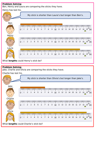 Measuring length - cm, Spring Block 3, Year 1