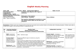 Non chronological report template editable picture