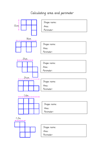 Year 5 Area and Perimeter Reasoning and Problem Solving Lesson Pack ...