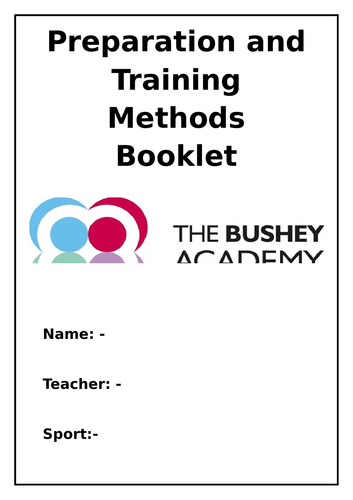 Preparation and Training Methods A Level AQA