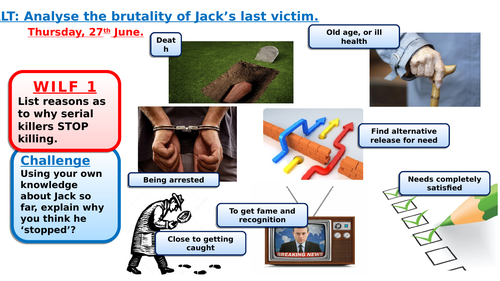 KS3 History - Jack the Ripper | Teaching Resources