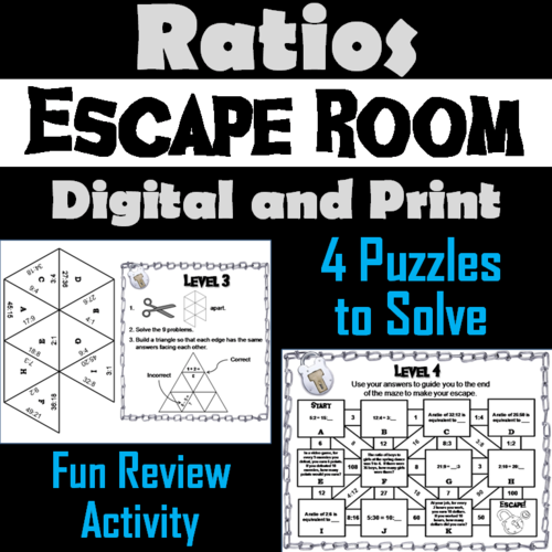Equivalent Ratios Escape Room