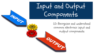 GCSE 1-9 Design & Technology - Unit 2 - Input and Output components ...