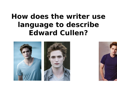 Describing Edward Cullen (Vampires/Twilight)