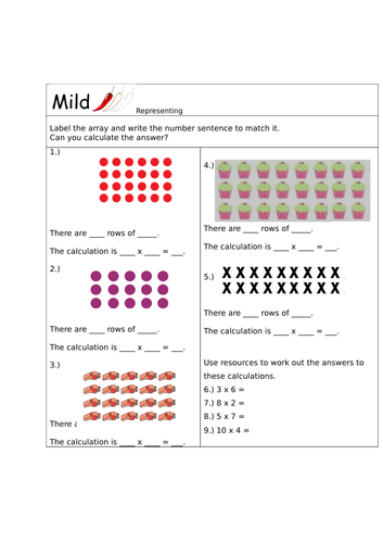 Grid Method multiplication Year 3 | Teaching Resources