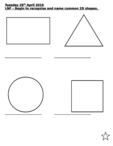 2D Shapes - Properties