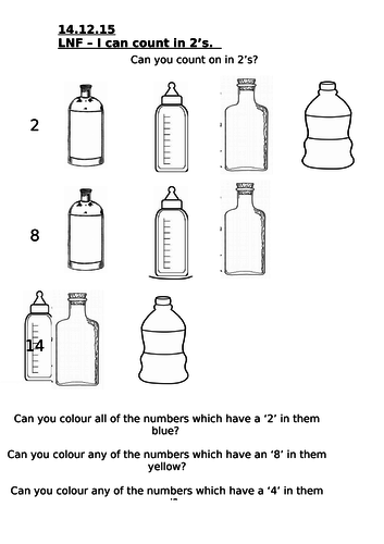 Counting in 2s