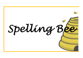 Spelling Bee display by TBiscuit - Teaching Resources - Tes