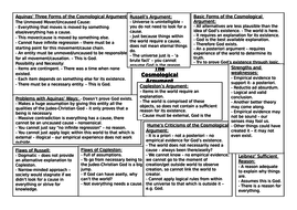 cosmological argument essay pdf