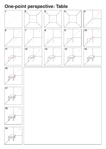 Perspective Drawing Worksheets | Teaching Resources