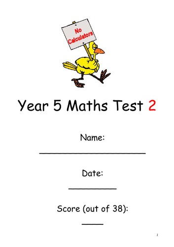 Y5 End of Term Maths Tests | Teaching Resources
