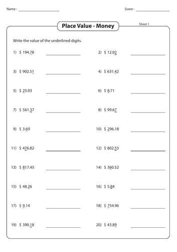 Decimal Place Value - Year 7 | Teaching Resources