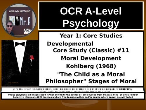 OCR A-Level Psychology: Core Study #11 Moral Development, Kohlberg (1968)